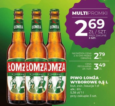 Piwo Łomża Wyborowe 0,5 L promocja w Duży Ben