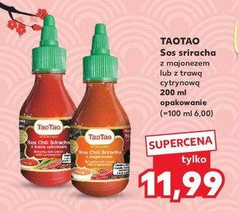 Sos sriracha z trawą cytrynową Tao tao promocja w Kaufland