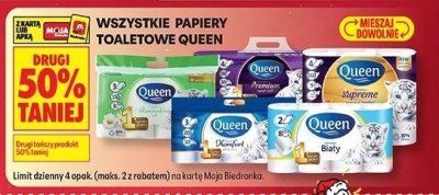 Wszystkie papiery toaletowe Queen promocja w Biedronka