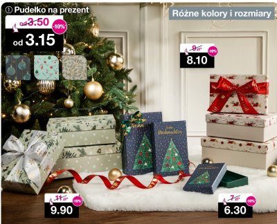 Pudełko na prezent promocja w Woolworth