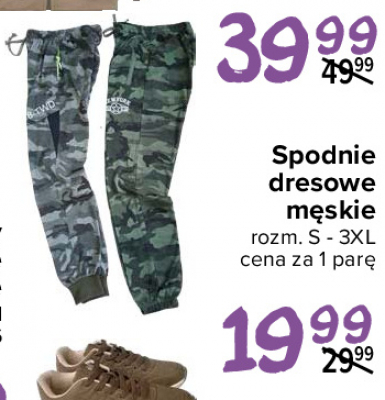 Spodnie dresowe moro promocja