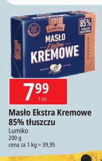 Masło ekstra kremowe Lumiko promocja