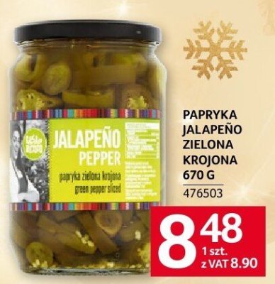 Papryka Jalapeno zielona krojona 670 g promocja w Selgros