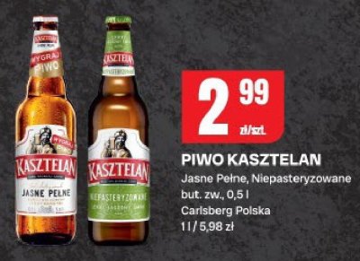 Piwo Kasztelan Jasne Pełne, Niepasteryzowane promocja w Chorten