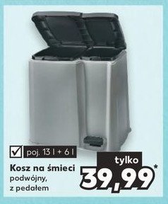 Kosz na 艣mieci 13 l + 6 l promocja