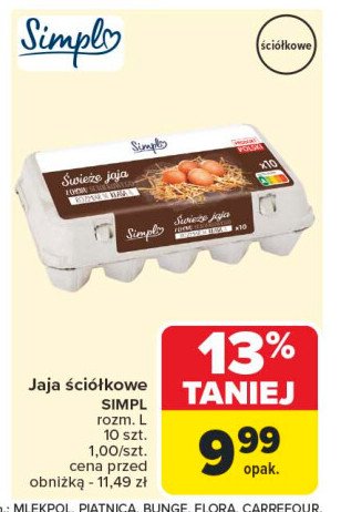Jaja 艣ci贸艂kowe kl. l Simpl promocja