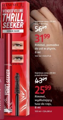 Tusz do rz臋s promocja w Rossmann
