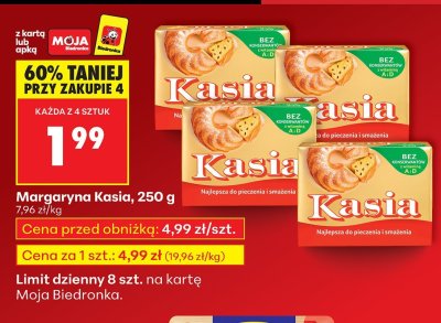 Margaryna Kasia, 250 g promocja w Biedronka