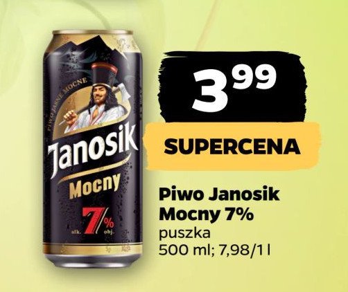 Piwo Janosik mocny promocja