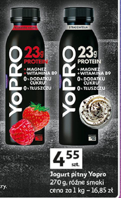 Jogurt stracciatella Danone yopro promocja w Auchan
