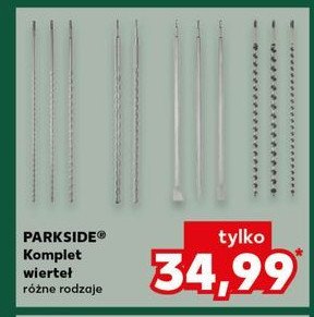 Zestaw wierteł Parkside promocja w Kaufland