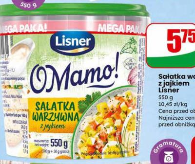 Sałatka warzywna z jajkiem  promocja w Dino