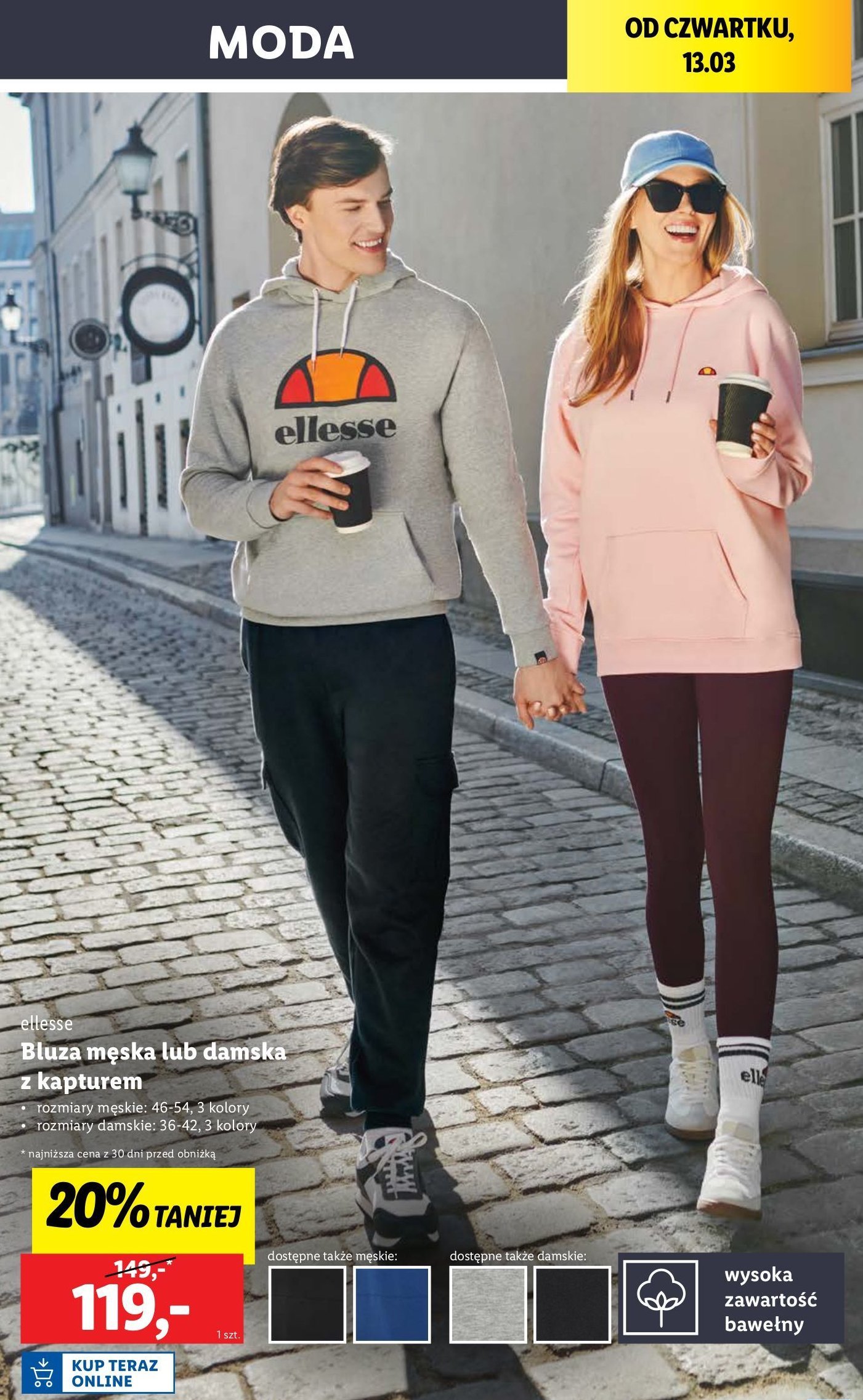 Bluza męska 46-54 ELLESSE promocja