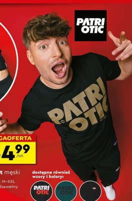 T-shirt męski  promocja w Biedronka