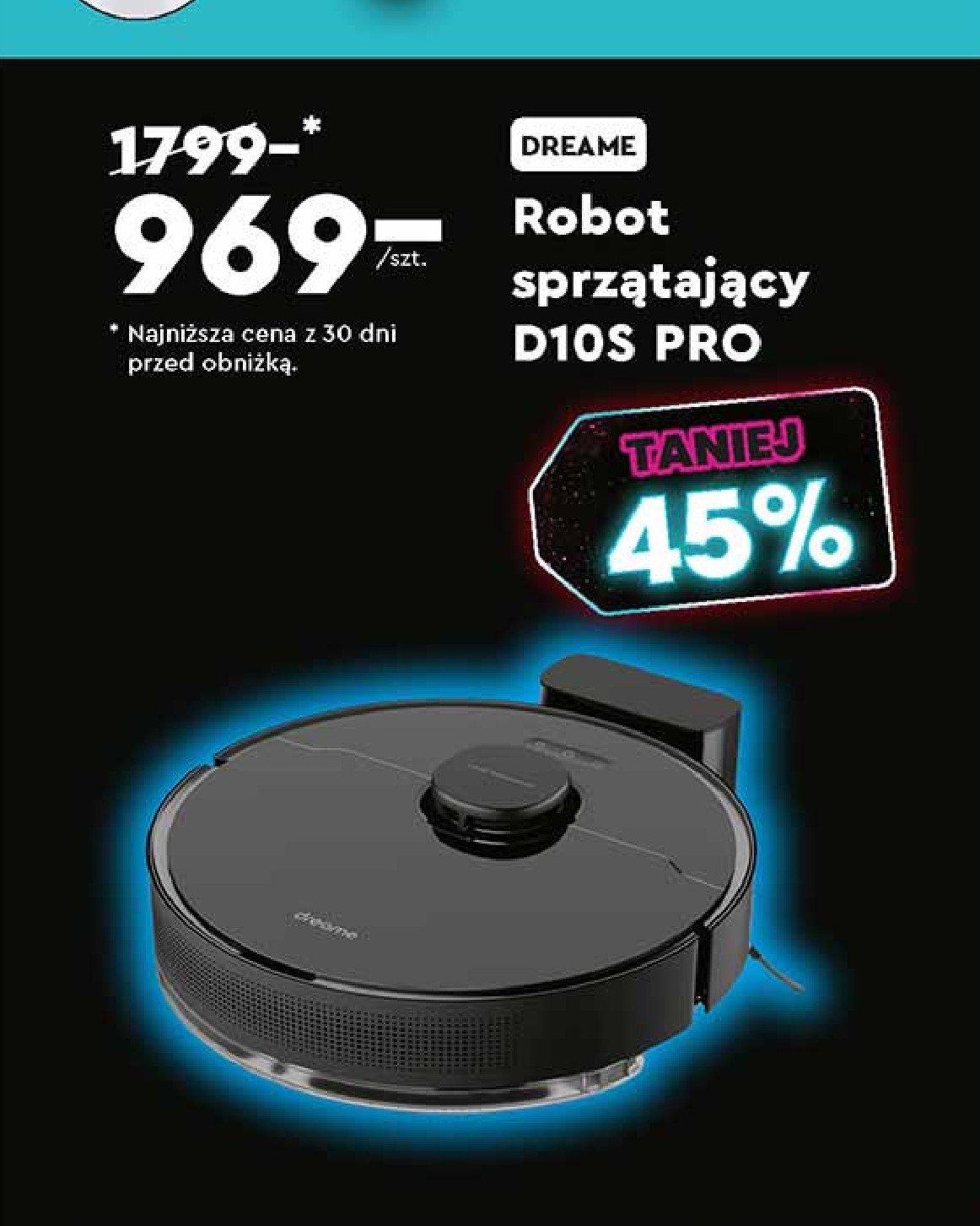 Robot sprzątający d10s pro Dreame promocja