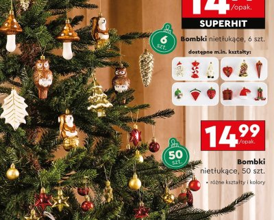Bombki nietłukące 6 szt. promocja w Biedronka