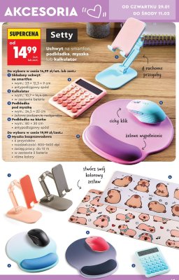 Myszka bezprzewodowa Setty promocja w Biedronka