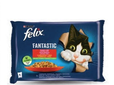 Karma dla kotów Felix Fantastic promocja w Intermarche