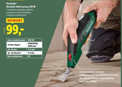 Skrobak elektryczny 250 W promocja w Lidl