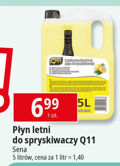 P艂yn do spryskiwaczy letni Q11 promocja