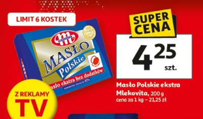 Masło Polskie ekstra Mlekovita promocja