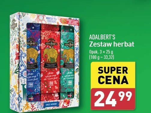 Zestaw herbat Sir adalbert's tea promocja w Aldi