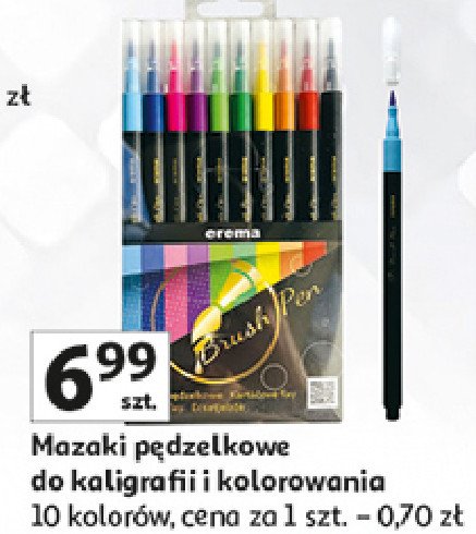 Mazaki pędzelkowe Erema promocja w Auchan