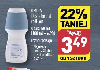 Antyperspirant soft care Ombia promocja