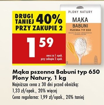 M膮ka babuni pszenna typ 650 Plony natury promocja
