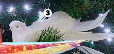 Zestaw ptaszków dekoracyjnych na klipsie promocja w Netto