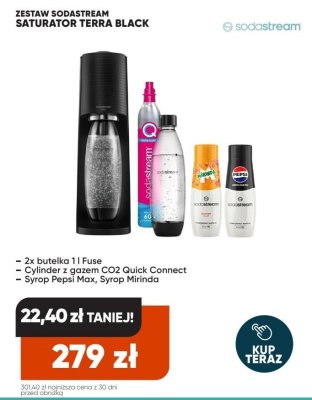 Zestaw Saturator Terra Black promocja w Max Elektro