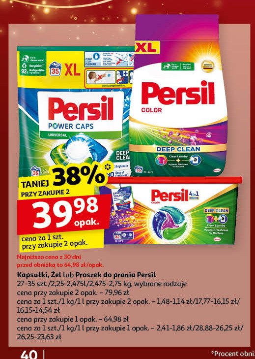 Żel do prania Persil color gel promocja