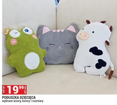 Poduszka dziecięca, wybrane wzory, kolory i rozmiary promocja w Merkury Market