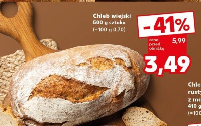 Chleb wiejski promocja w Kaufland