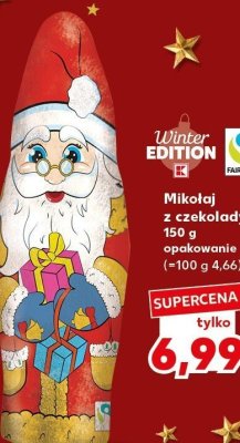 Mikołaj z czekolady promocja w Kaufland