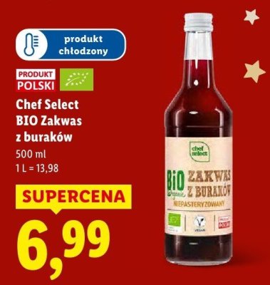 Chef Select BIO Zakwas z buraków promocja w Lidl