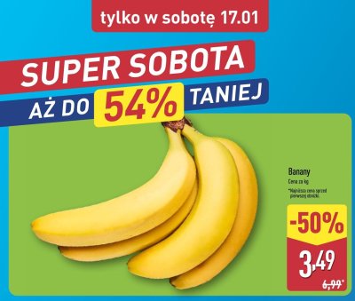 Banany promocja w Aldi
