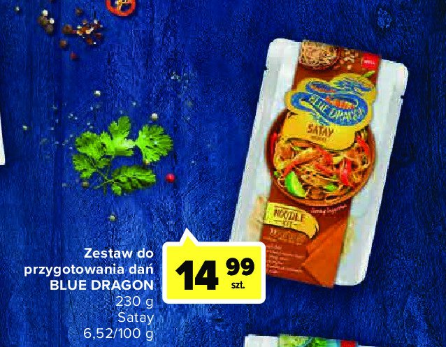 Satay noodle Blue dragon promocja