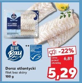 Dorsz atlantycki filet bez sk贸ry K-classic blue bay promocja