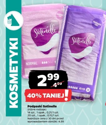 Podpaski, różne rodzaje promocja w Netto