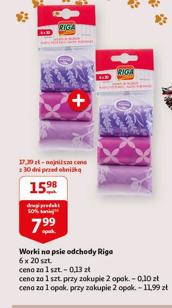 Woreczki na psie odchody RIGA promocja