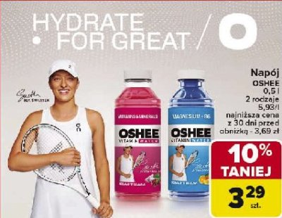 Nap贸j witaminy i minera艂y Oshee promocja