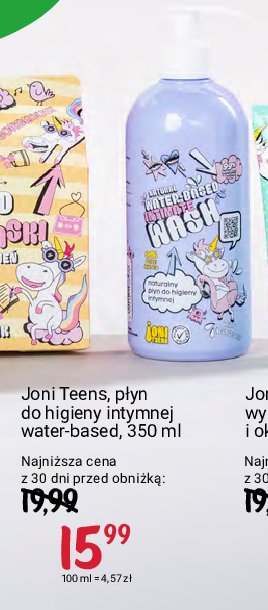 Płyn do higieny intymnej Joni teens promocja