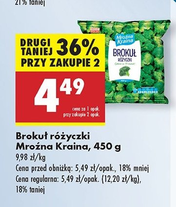 Brokuł różyczki Mroźna kraina promocja