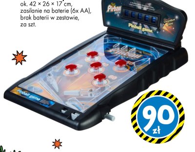 Automat do pinballa Pinball Game promocja w Tedi
