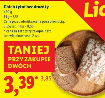 Chleb promocja w Lidl