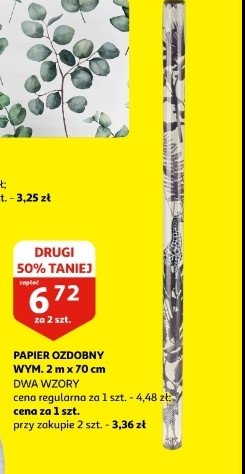 Papier ozdobny 200 x 70 cm promocja