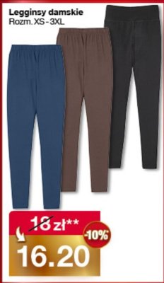 Legginsy damskie xs-l promocja w Woolworth
