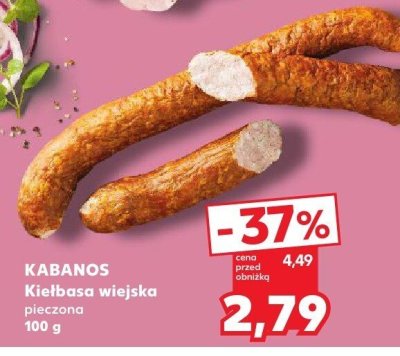 Kiełbasa wiejska pieczona promocja w Kaufland