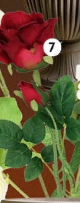 Kwiat sztuczny róża 61 cm promocja w POLOmarket